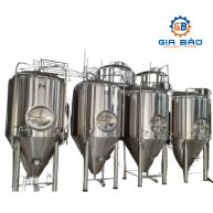 Tank lên men bia và hệ nấu bia thủ công