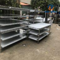 Bàn kệ Inox nhà bếp nhà hàng