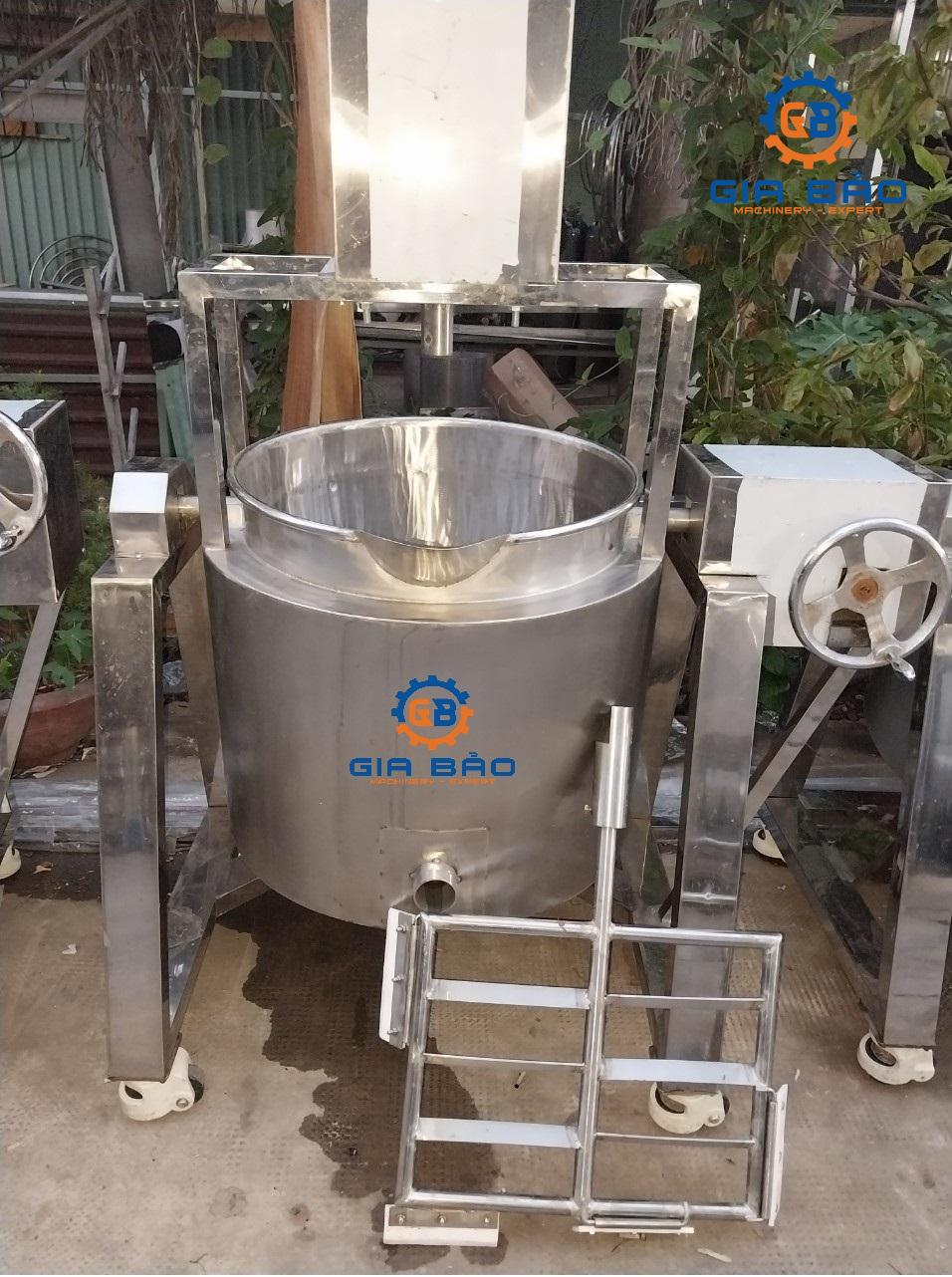 Nồi nấu gia nhiệt có cánh khuấy